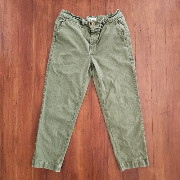 Madewell Olive Cargo Pants 28 - Picture 2 of 8